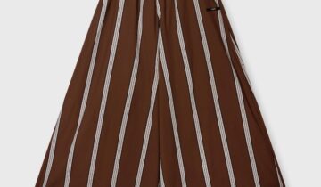 Pantalones de pierna ancha a rayas 10DAYS