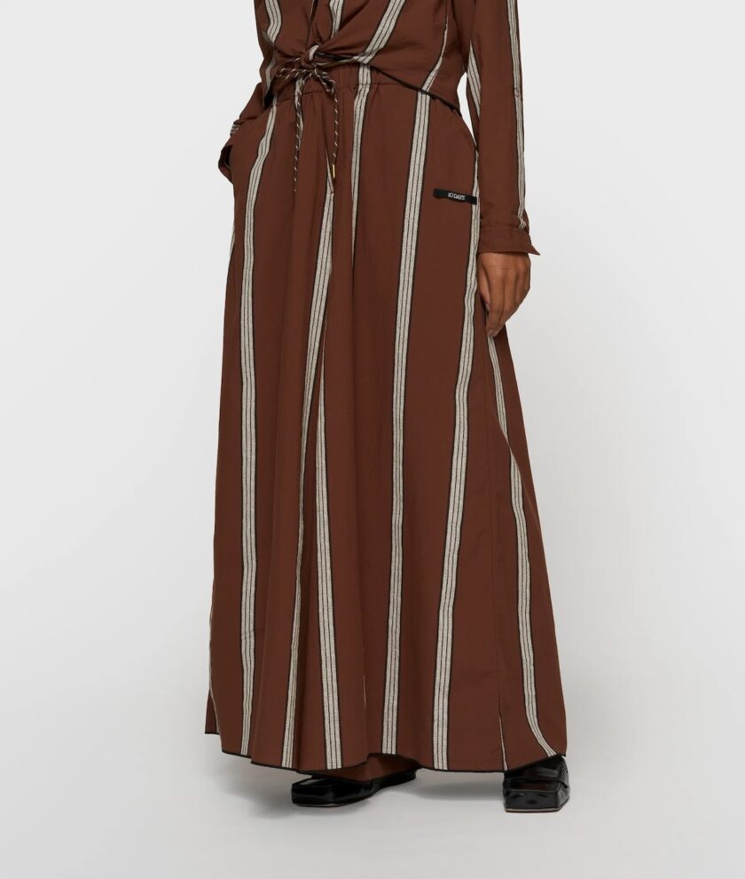 Pantalones de pierna ancha a rayas 10DAYS - Imagen 2