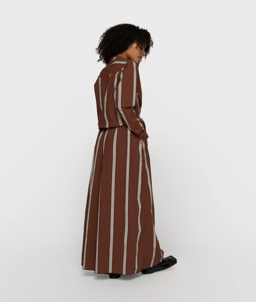 Pantalones de pierna ancha a rayas 10DAYS - Imagen 3