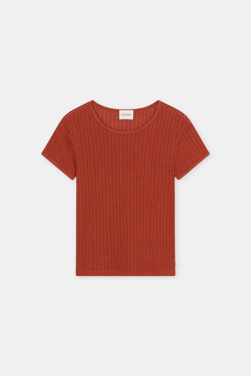 Camiseta confeccionada con una mezcla de algodón. CLOSED