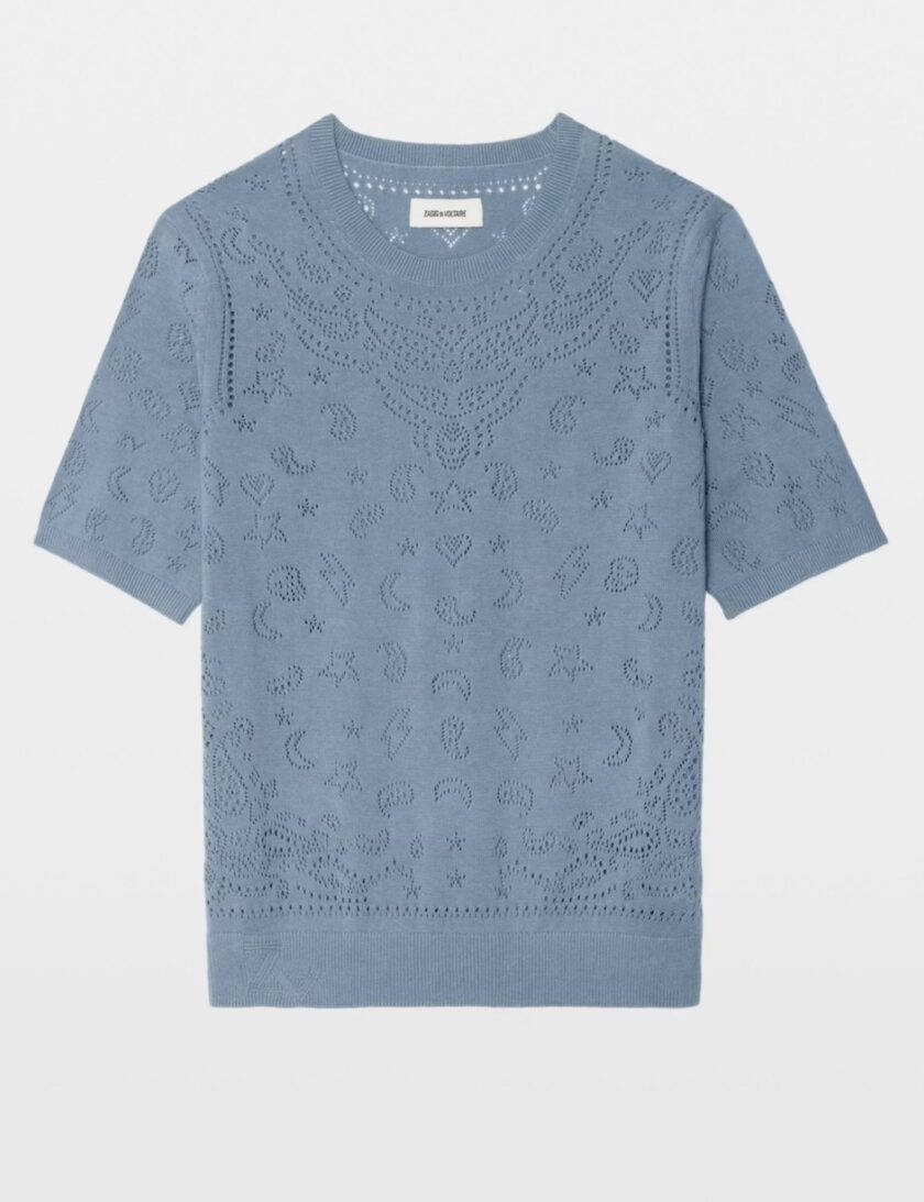 TOP COLOR AZUL ZADIG ET VOLTAIRE