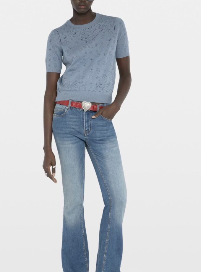 TOP COLOR AZUL ZADIG ET VOLTAIRE