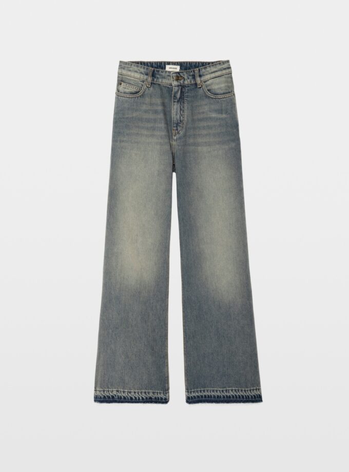 PANTALON COLOR AZUL ZADIG ET VOLTAIRE