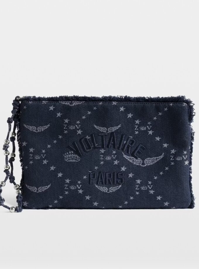 CARTERA COLOR AZUL ZADIG ET VOLTAIRE