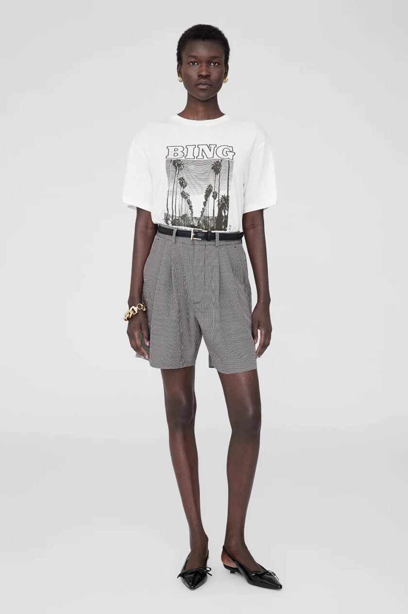 CAMISETA COLOR ivory ANINE BING - Imagen 2
