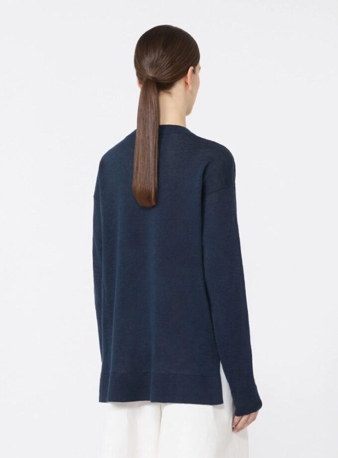 Jersey de hilado de lino - Azul MAX MARA