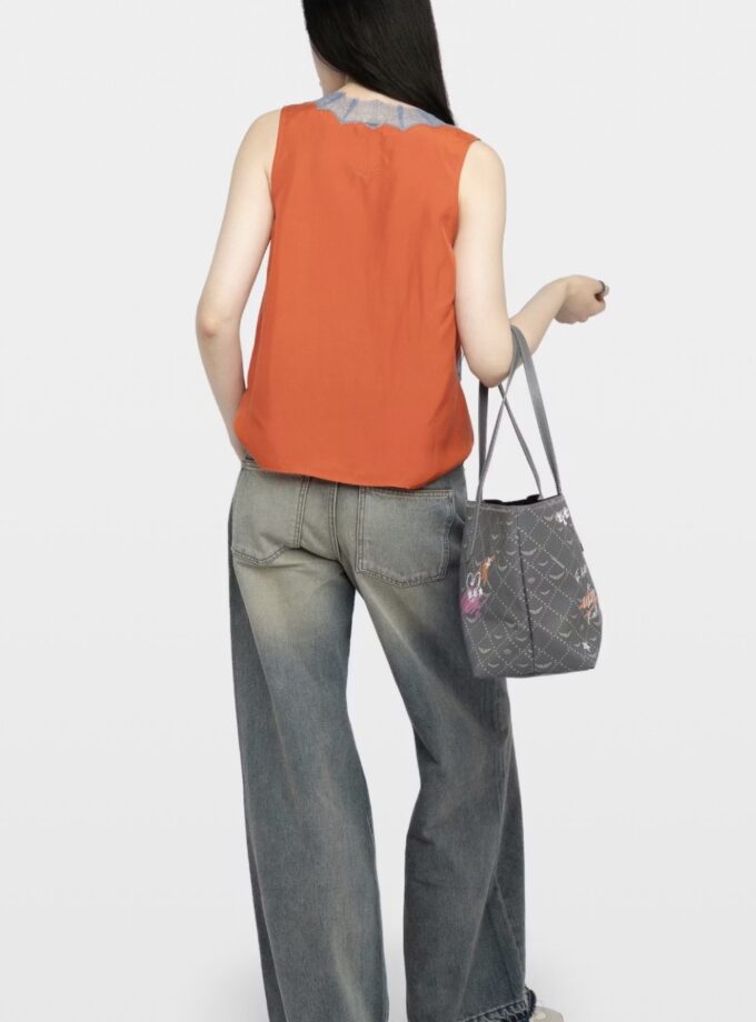 Top Lencero Tasao 100% Seda ZADIG ET VOLTAIRE