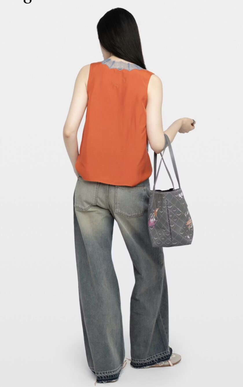 Top Lencero Tasao 100% Seda ZADIG ET VOLTAIRE - Imagen 2