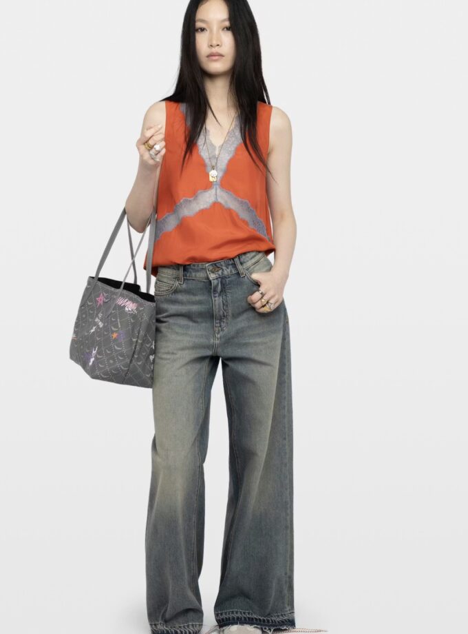 Top Lencero Tasao 100% Seda ZADIG ET VOLTAIRE