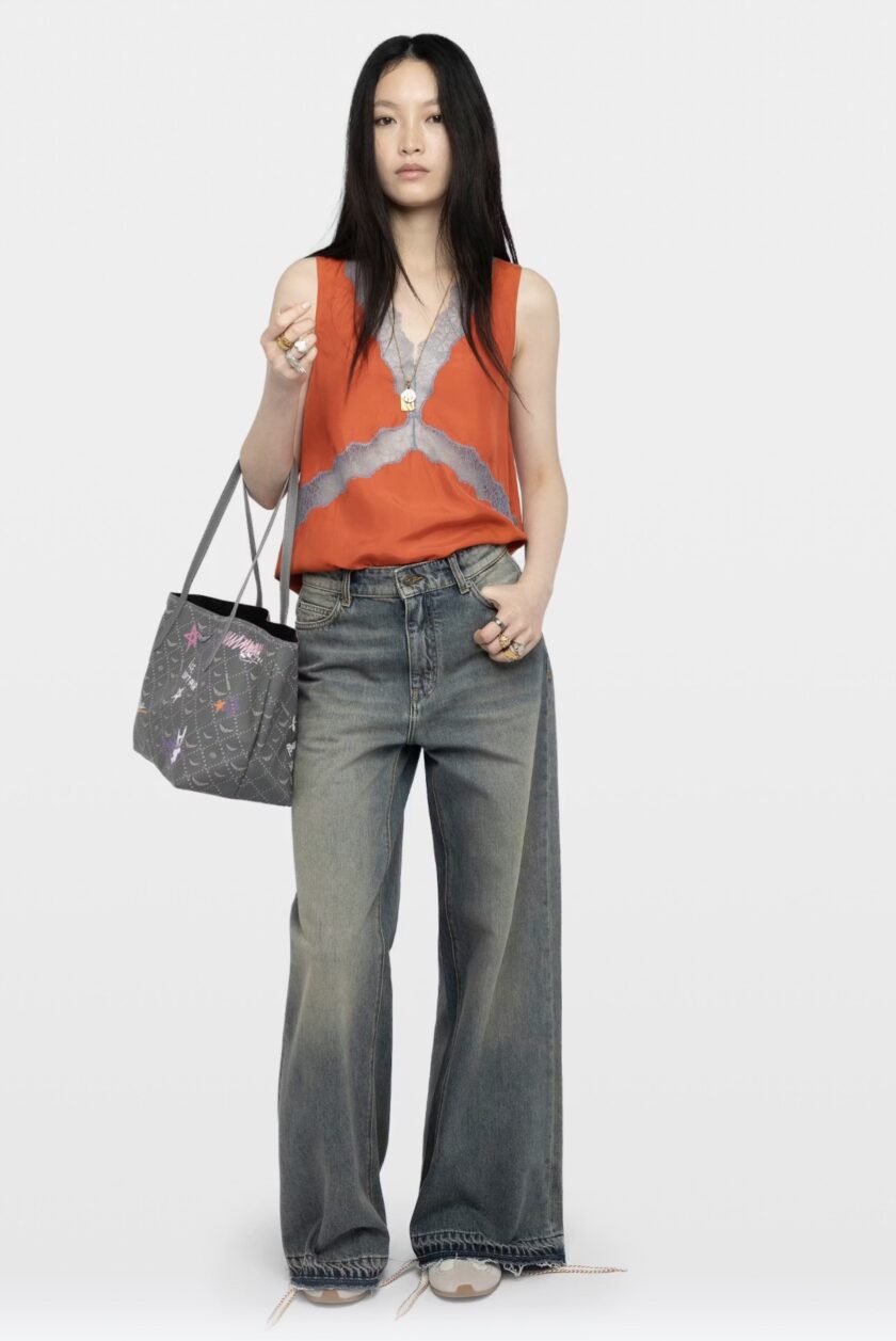 Top Lencero Tasao 100% Seda ZADIG ET VOLTAIRE - Imagen 3