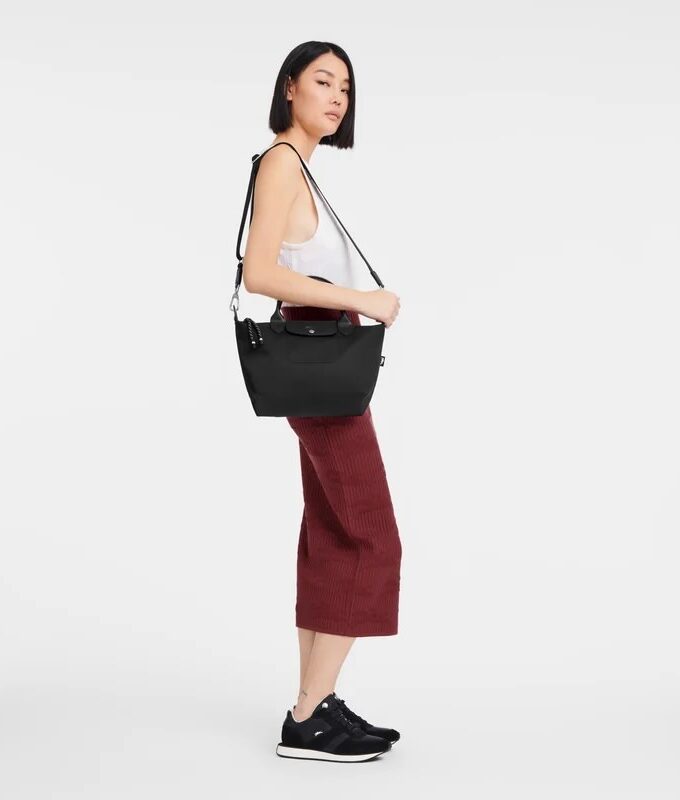 Le Pliage Energy Bolso con asa superior S
Lona reciclada - Negro LONGCHAMP