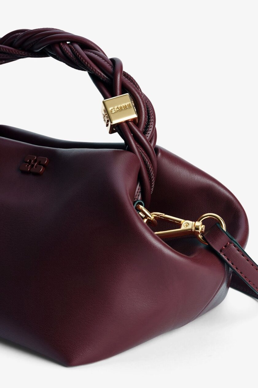 Bolso Bou Pequeño Burdeos GANNI - Imagen 3