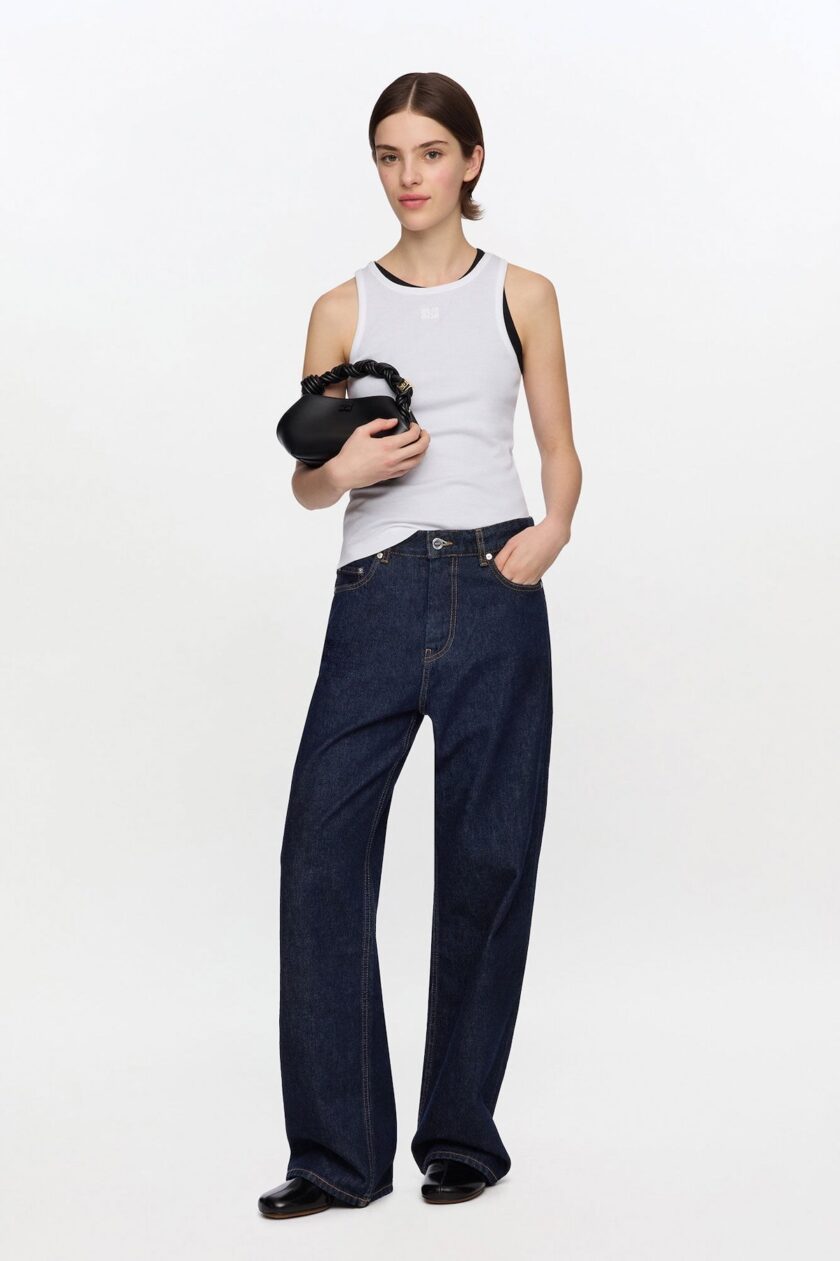 Bolso Mini Bou Negro GANNI - Imagen 2