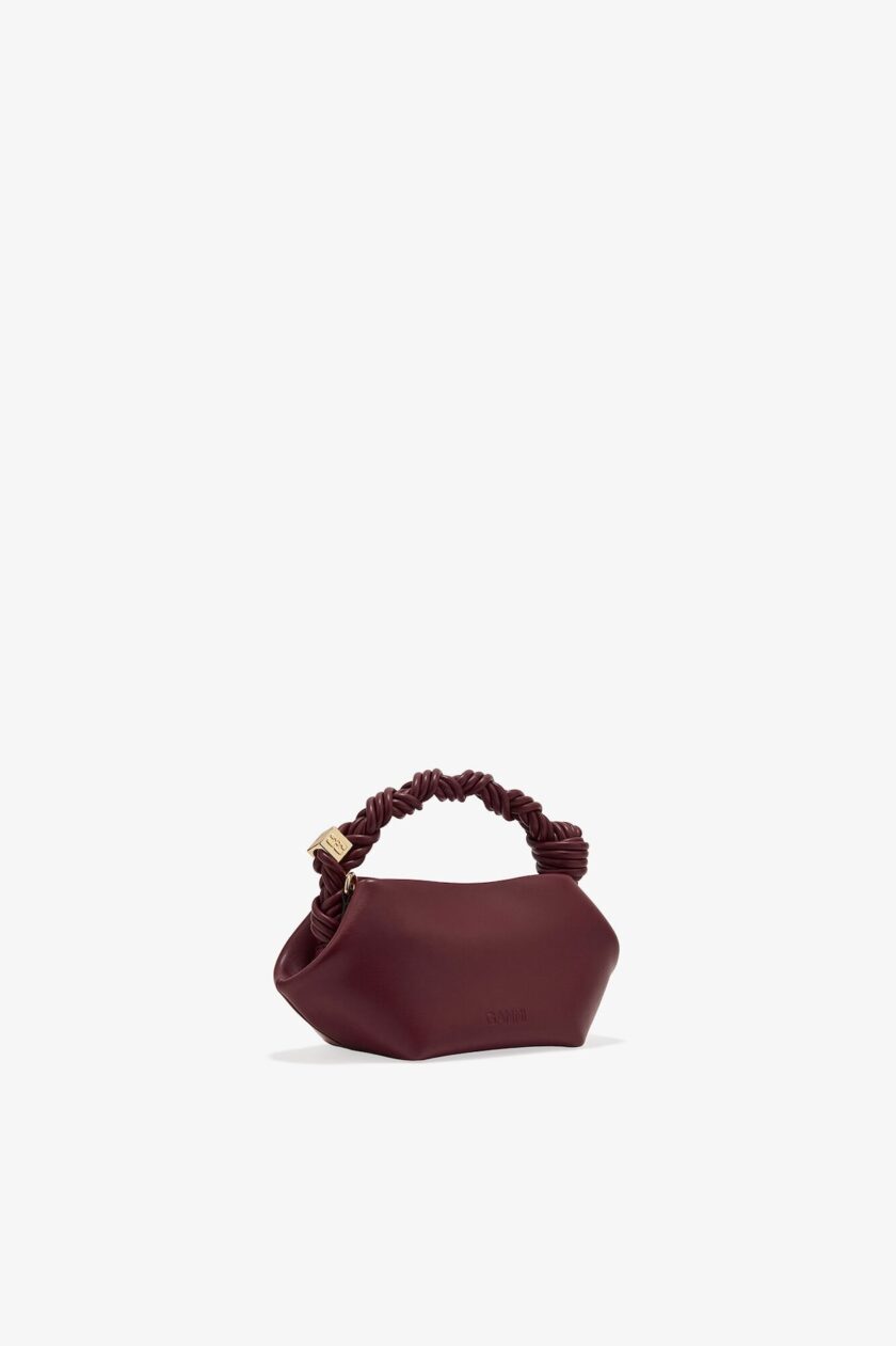 Bolso Mini Bou Burdeos GANNI - Imagen 2