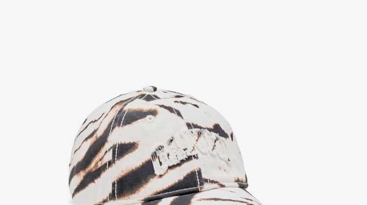 Gorra de algodón lavado GANNI