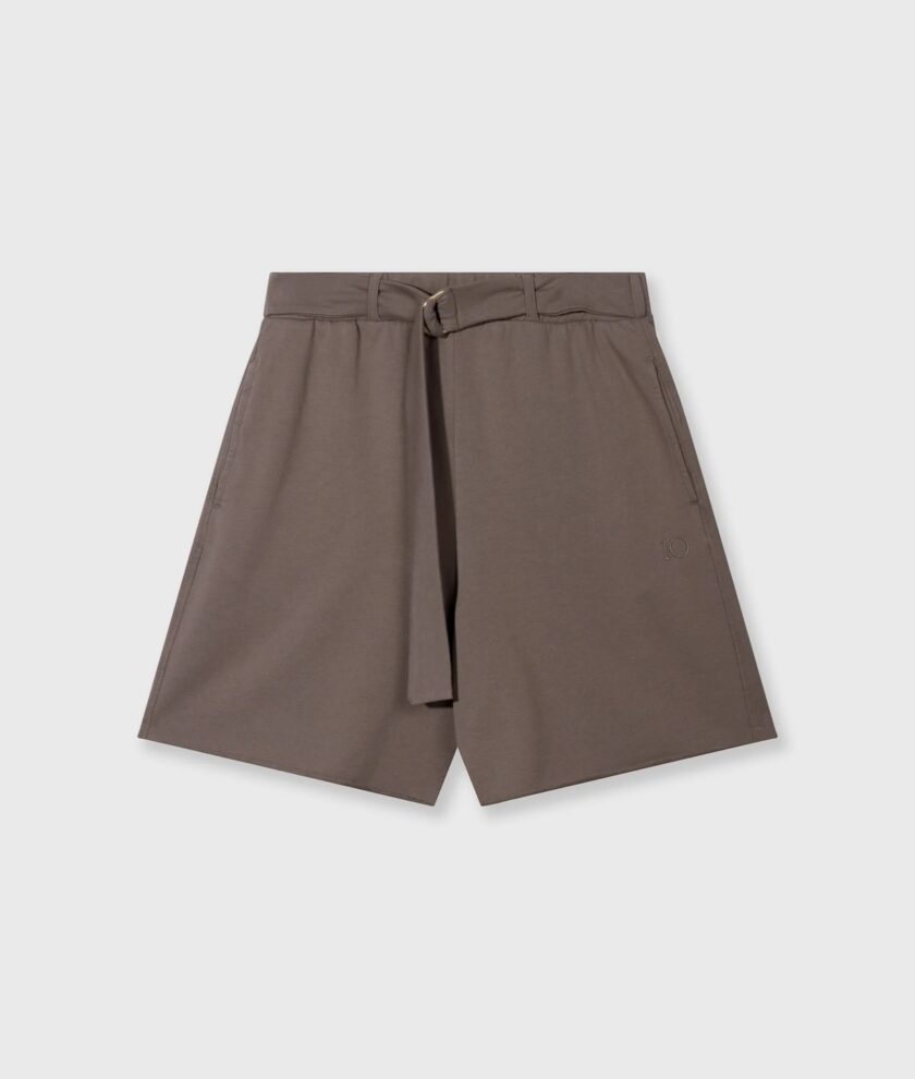 pantalones cortos con cinturón de felpa 10DAYS