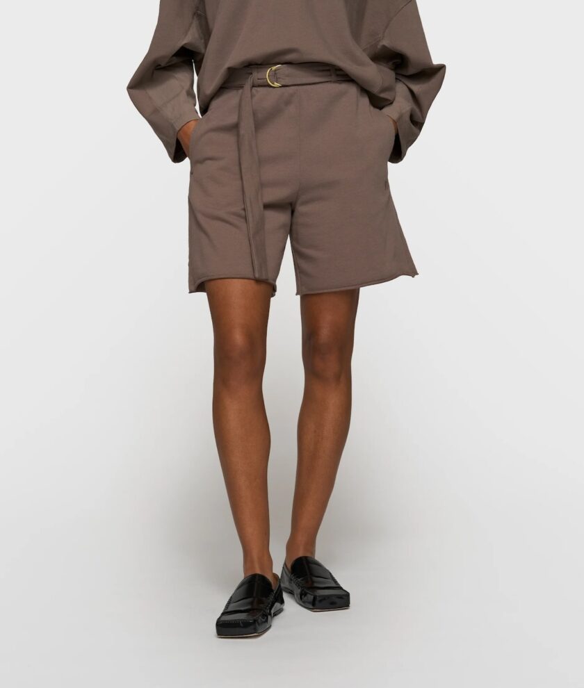 pantalones cortos con cinturón de felpa 10DAYS - Imagen 2
