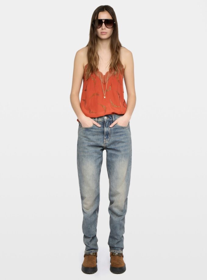 TOP COLOR NARANJA ZADIG ET VOLTAIRE