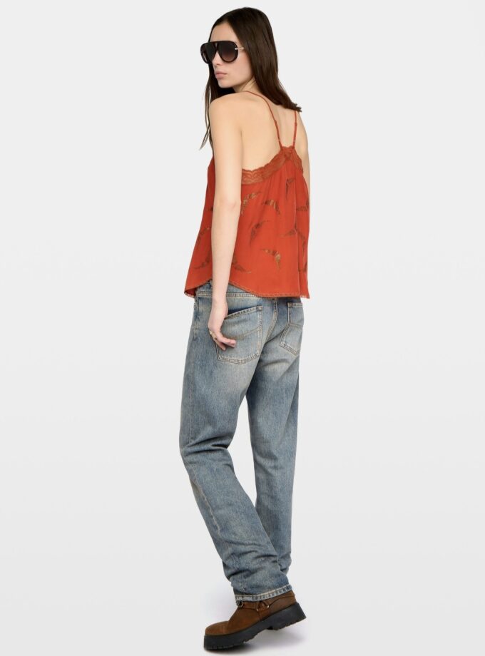 TOP COLOR NARANJA ZADIG ET VOLTAIRE