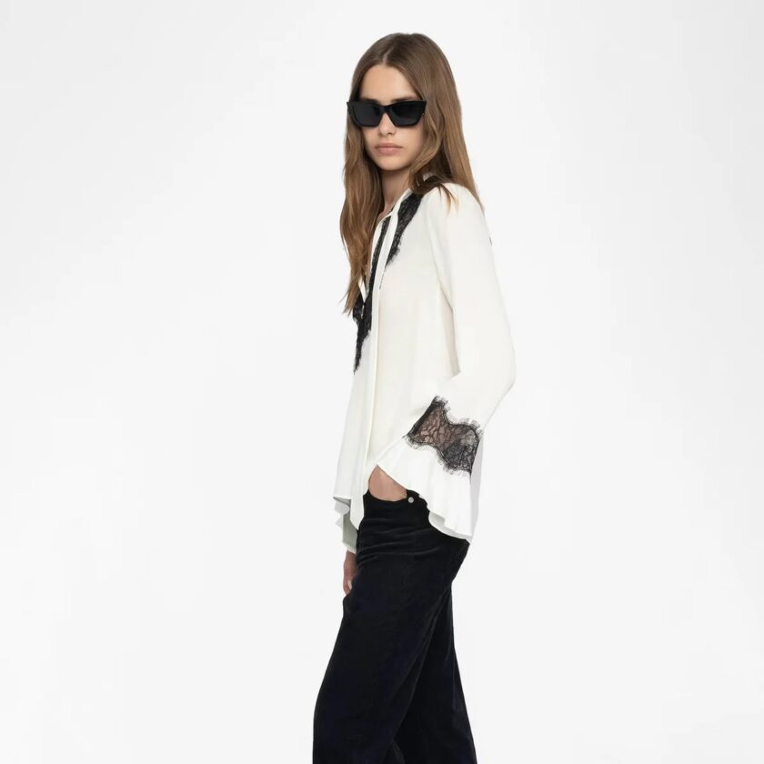 blusa de encaje Tuan CDC en tono Flake de Zadig ZADIG ET VOLTAIRE - Imagen 2