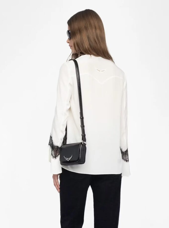 blusa de encaje Tuan CDC en tono Flake de Zadig ZADIG ET VOLTAIRE